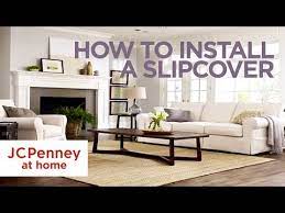 How To Install A Sofa Cover Slipcover