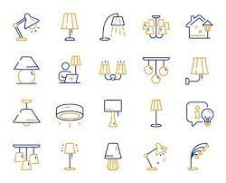 Line Icons Spotlight Led Table Lamp