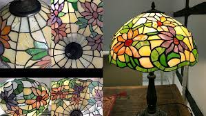 A Unique Stained Glass Lamp Repair