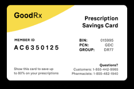 prescription card goodrx