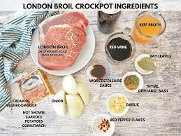 tender crockpot london broil recipe