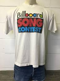 Billboard Song Contest Shirt 90s Vtg Music Competition Band Singer Tshirt Iconic Fashion Style Mtv Albums Tours Songs Xl Tee