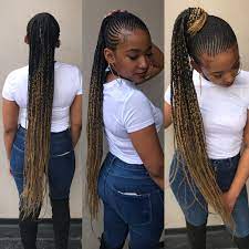 The fine smooth hair lays neatly along the sides of the face and in the. Fancyclaws Salon 15 Hurst Grove Musgrave Durban South Africa 0712093250 Cool Braid Hairstyles African Braids Hairstyles African Hair Braiding Styles