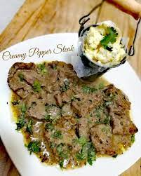 creamy pepper steak recipe by sumayah