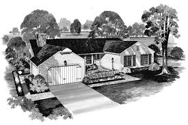 Ranch House Plans Home Design Hw 1950