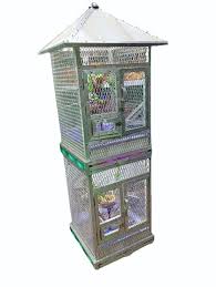 Silver Stainless Steel Bird Cage For