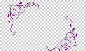Wedding Invitation Borders And Frames Wedding Purple