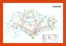 tourist map of singapore maps of