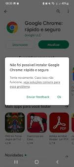 não atualiza app google chrome rápido