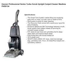 hoover professional series turbo scrub