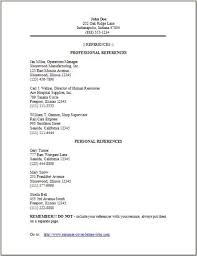 Reference Page Of Resumes Magdalene Project Org