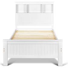 king single wooden bed frame w storage