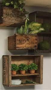 Crate Decor Crates On Wall Vintage Crates
