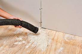 to clean drywall dust and joint compound