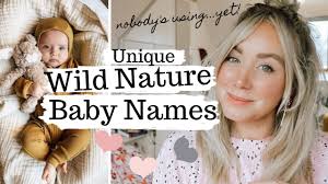 earthy baby names inspired by nature
