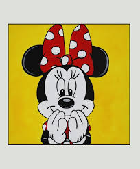 Minnie Mouse Print Wall Decor Wall