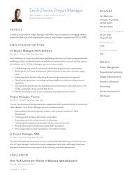 Energetic, driven, and accomplished project manager with a track record of success in managing complex it modernization and system integration projects. 20 Project Manager Resume Examples Full Guide Pdf Word 2020