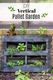 Diy Pallet Garden Easy Vertical