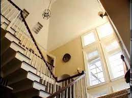how to paint high stairwells you