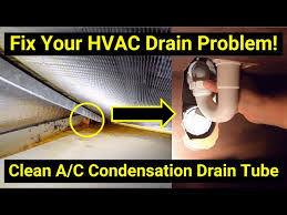 ac drain line pipe using vac