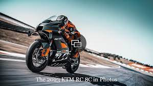 the 2023 ktm rc 8c is a track only