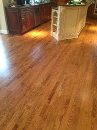 We have new red oak and will have the existing red oak sanded. Red Oak With Early American Stain And Uv Finish Kashian Bros Carpet And Flooring Flooring Red Oak Hardwood Red Oak Floors