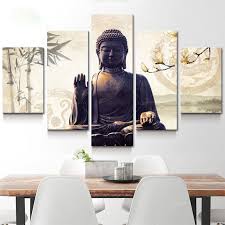 buddha canvas painting ideas for living