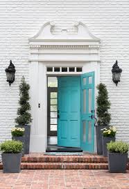 front door color for your brick house