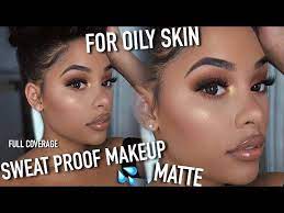 oil proof full coverage makeup routine