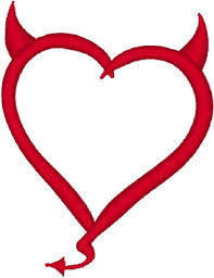 Image result for devil heart symbol