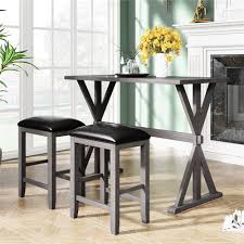 visentor 3 piece dining table set