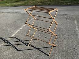 The features are well developed starting. Vintage Folding Clothes Dryer Drying Rack Laundry Wooden Best Thing Remade But Make Sure You Get The Heavy Du Drying Rack Laundry Folding Clothes Drying Rack