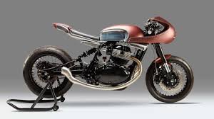 this custom royal enfield cafe racer