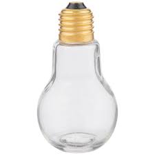 Light Bulb Glass Jar 3 5 Ounce