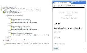 Best Asp Net Login Page Template Markup And Snapshot In