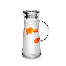 l borosilicate glass iced tea pitcher