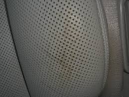 how to clean perforated leather car seats