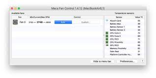 how to adjust mac fan sd manually