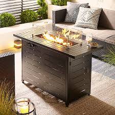 Outdoor Gas Firepit Table By