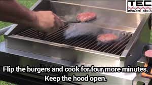 tec grill hamburgers