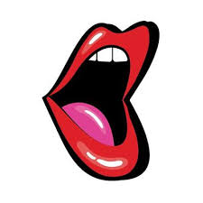 pop art mouth vector art icons and