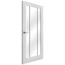 clear glass door white internal doors