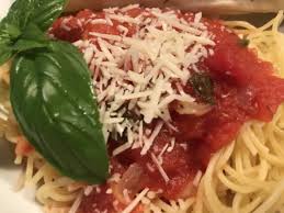 canned tomatoes homemade spaghetti