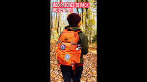 add patch to backpack no sewing or