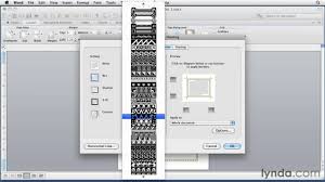 Microsoft Word How To Create Page Borders Lynda Com Tutorial