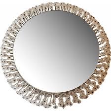round wall mirror by emil stejnar for