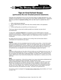 tips on grad school essays 
