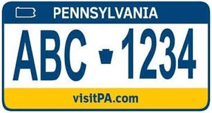 standard issue registration plate