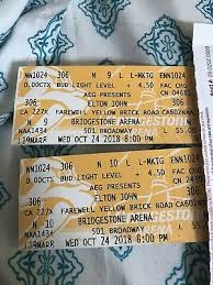 Elton John Nashville Bridgestone Arena Oct 24 2018 2 Hard