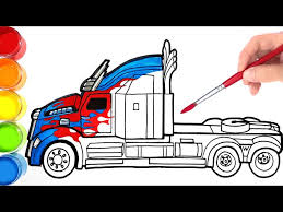how to draw and color transformers